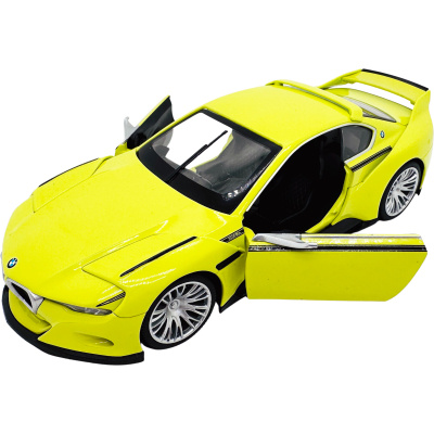 Kovový model - 1:24 BMW 3.0 CSL Hommage žluté
