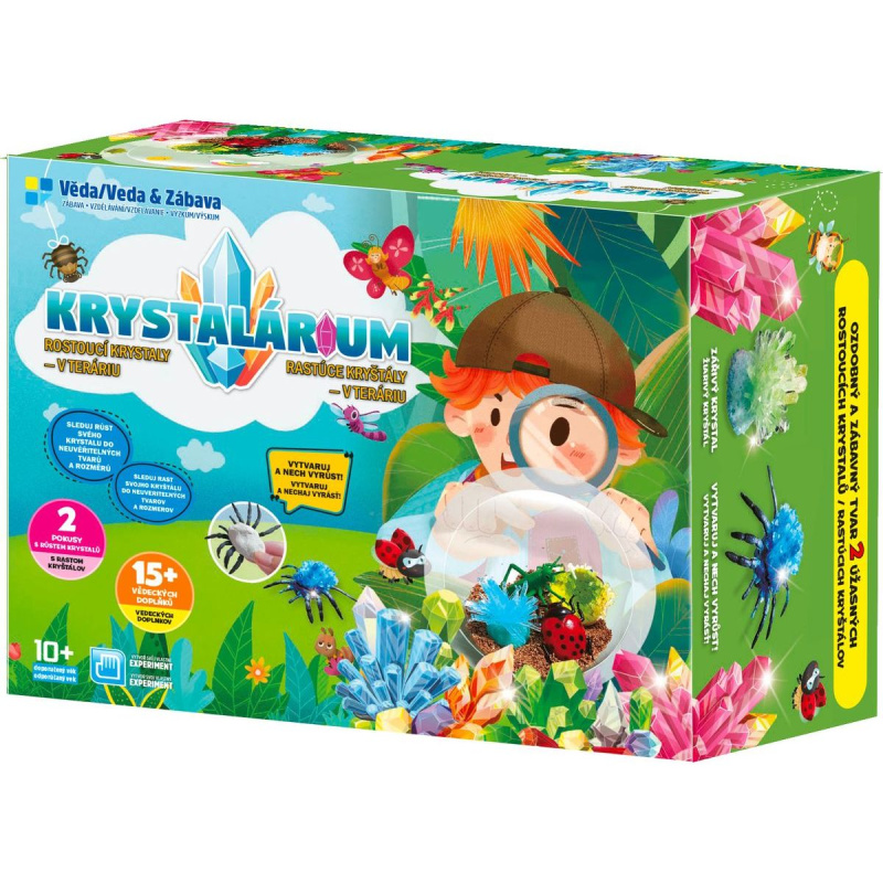Rostoucí krystaly v teráriu