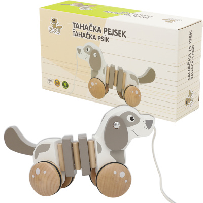 BABU - Tahací pejsek na provázku