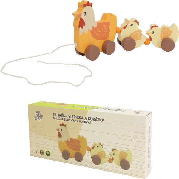 BABU - Tahací slepička s kuřátky
