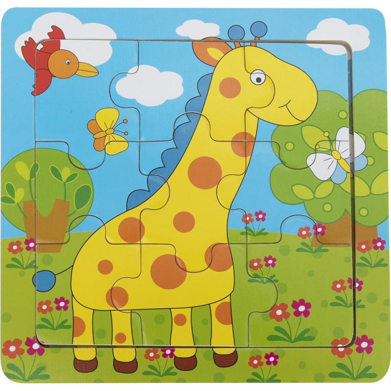 BABU - Edukativní puzzle- Žirafa