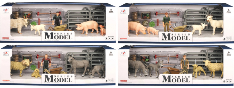 Zvířátka z farmy - Set farmářských zvířat U11 4 druhy