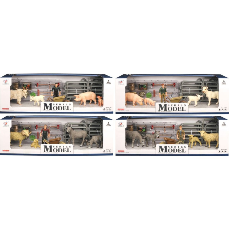 Zvířátka z farmy - Set farmářských zvířat U11 4 druhy