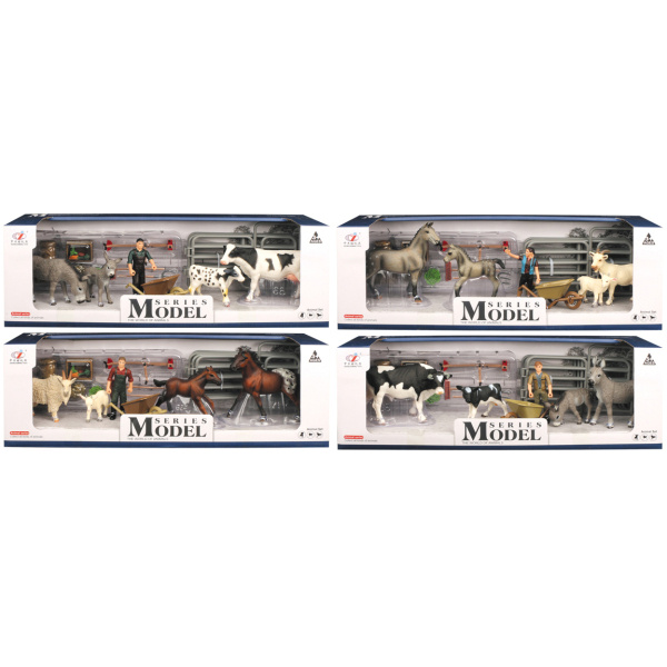 Zvířátka z farmy - Set farmářských zvířat U12 4 druhy