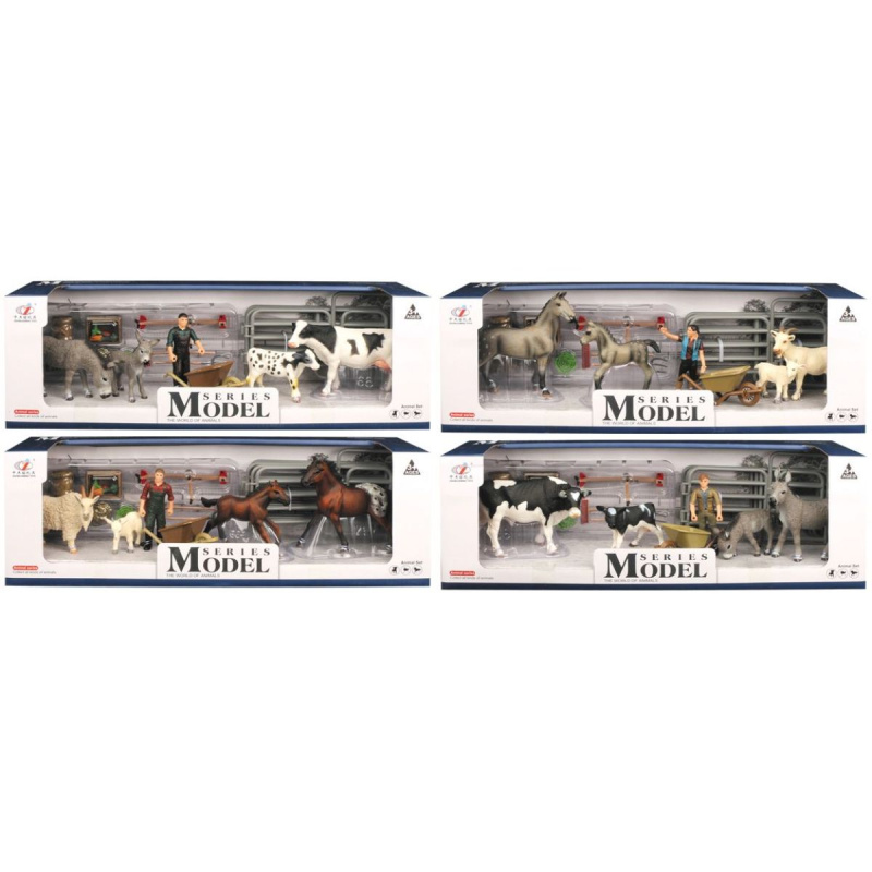Zvířátka z farmy - Set farmářských zvířat U12 4 druhy