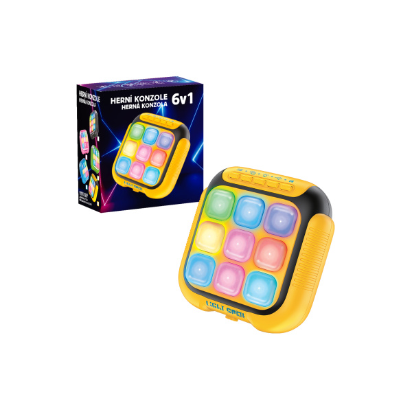 STUDO GAMES - Herní konzole 6v1 - elektronická