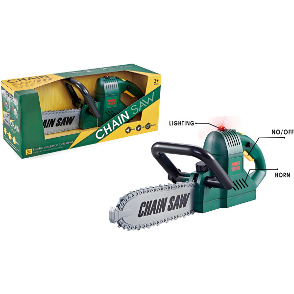 Dětská Aku řetězová pila se světelm a zvukem