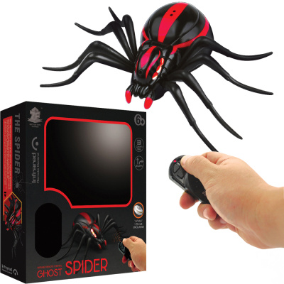 R/C Pavouk s biomimikry a svítícíma očima - červený