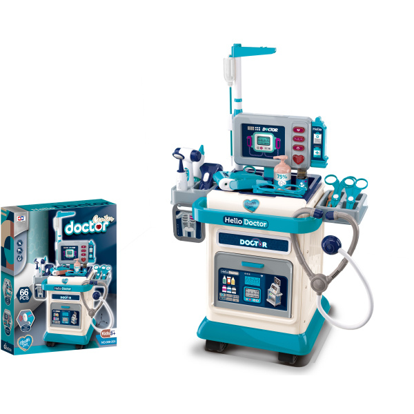 Lékařský set v kufříku se zvukem a světlem 37 dílů
