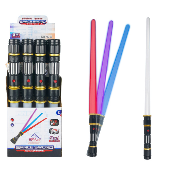 Světelný meč 3v1 se zvukem a světlem 81 cm