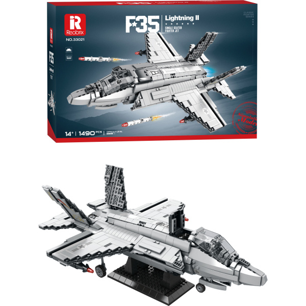 Stavebnice Stíhačky F-35 - 1490 Dílků