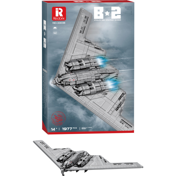Stavebnice Bombardéru B-2 - 1977 Dílků