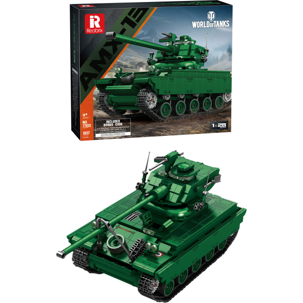 Stavebnice Tanku AMX 13 75 (World of Tanks) - 1037 Dílků