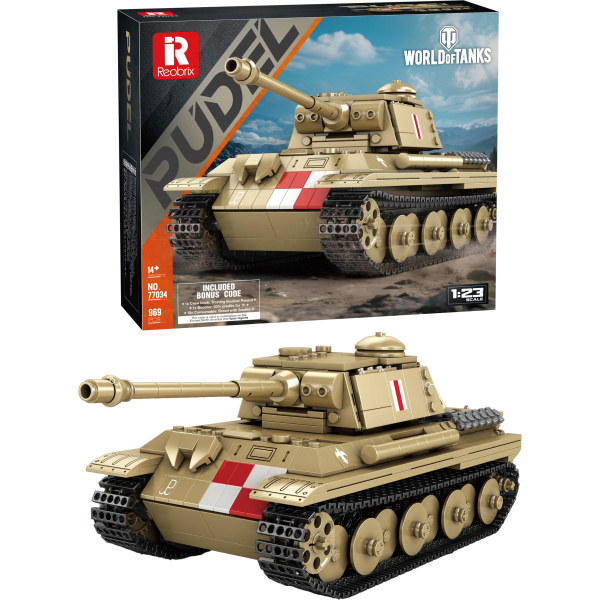 Stavebnice Tanku Pudel (World of Tanks) - 969 Dílků