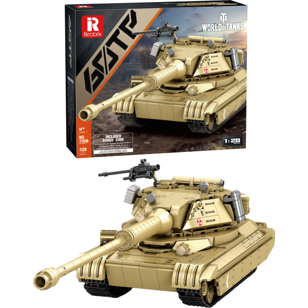 Stavebnice Tanku T-44 (World of Tanks) - 1128 Dílků