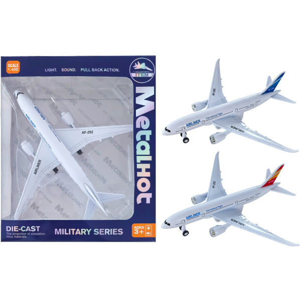 Kovový Model 1:400 Dopravní Letadlo AF-292 Airliner - více druhů