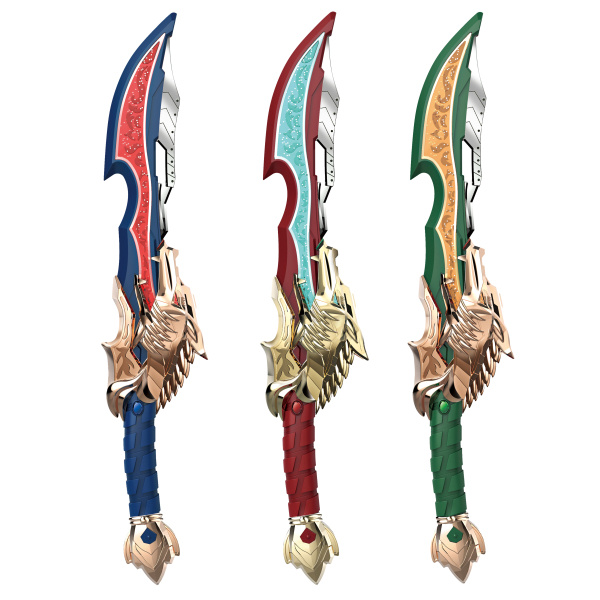 Interaktivní svítící meč s drakem a zvukem 44 cm – více druhů