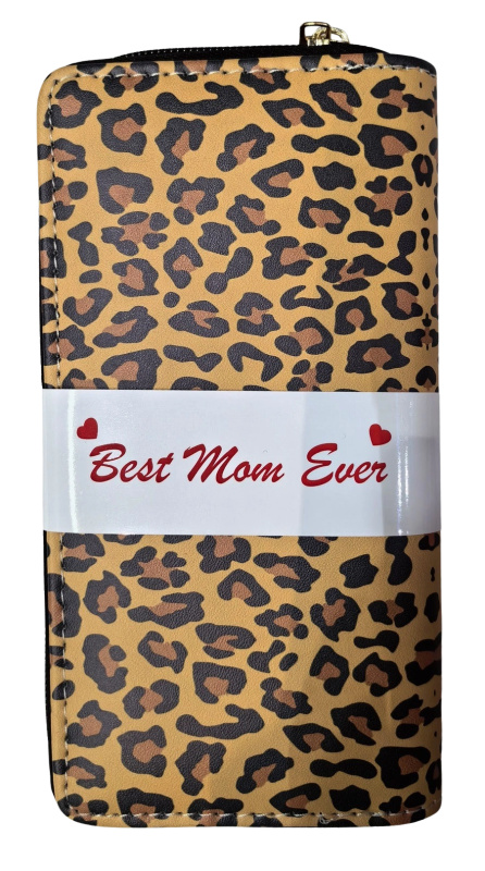 PINK Dámská peněženka leopardí vzor malý