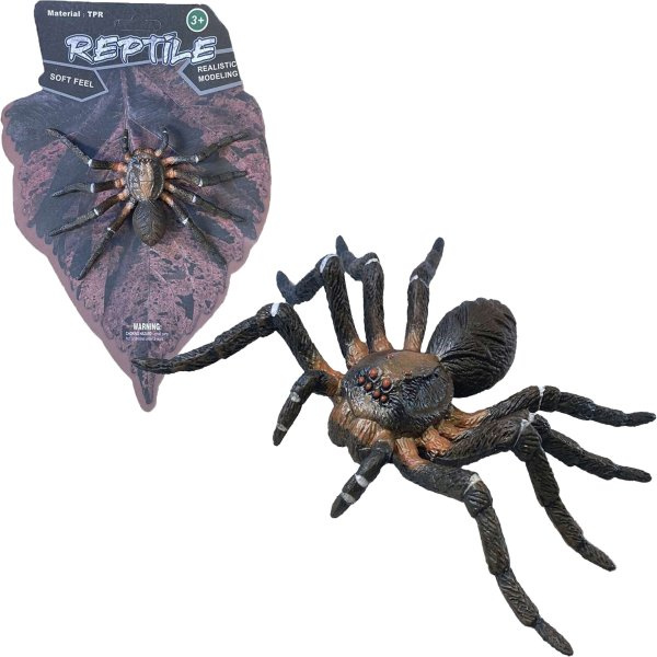 Živá příroda: Wolf Spider - realistický model pavouka (12 cm)