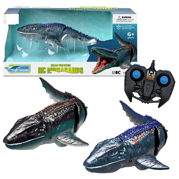 R/C Mosasaurus s realistickým pohybem - voděodolný, 2.4 GHz