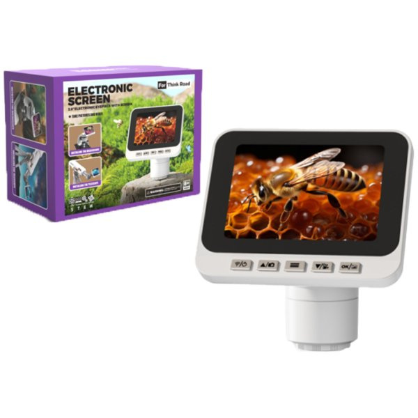 Digitální elektronický okulár s 2,8 LCD obrazovkou a WiFi - pro mikroskopy a teleskopy