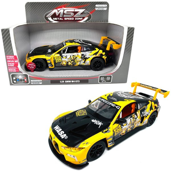 Kovový model - 1:24 BMW M4 GT3 se světlem a zvukem