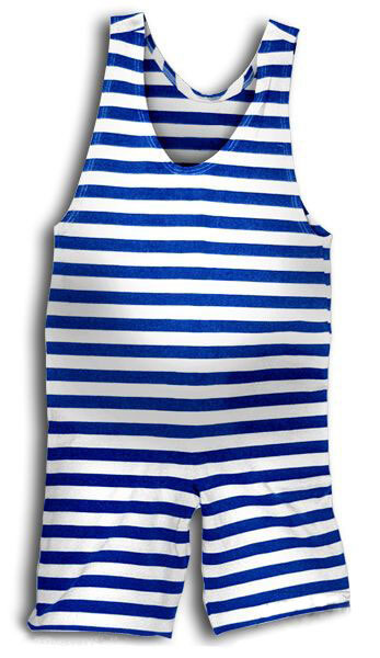 Retro plavky námořnické - pánské XL