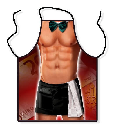 Kuchyňská zástěra na vaření - Číšník