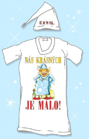 Noční košile - Nás krásných je - vel. XL