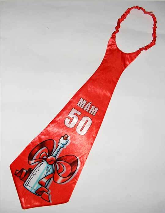 Narozeninová kravata k padesátinám - Mám 50