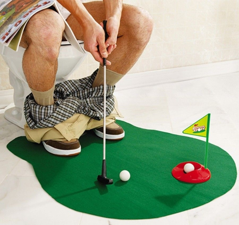 Minigolf na záchod