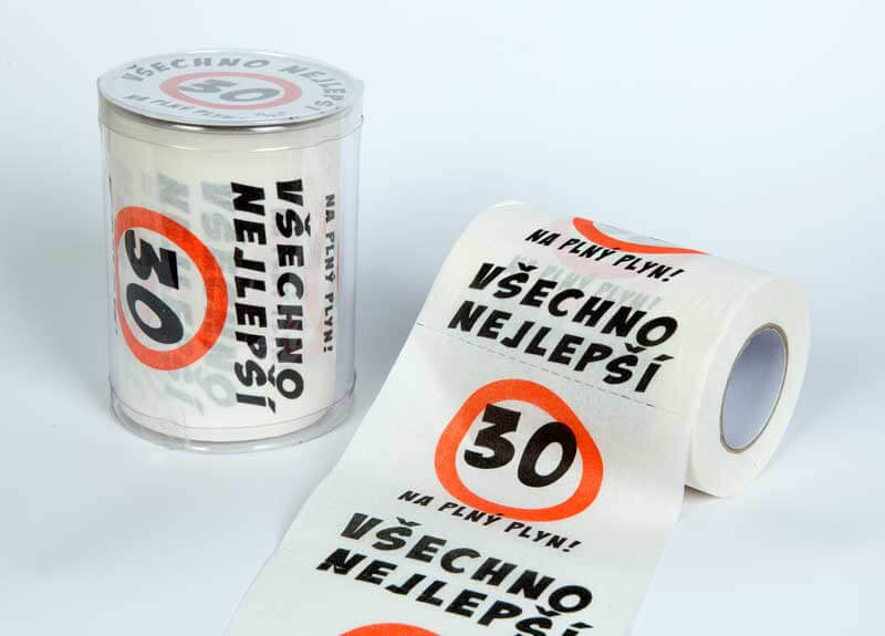 Narozeninový toaleťák s třicítkou