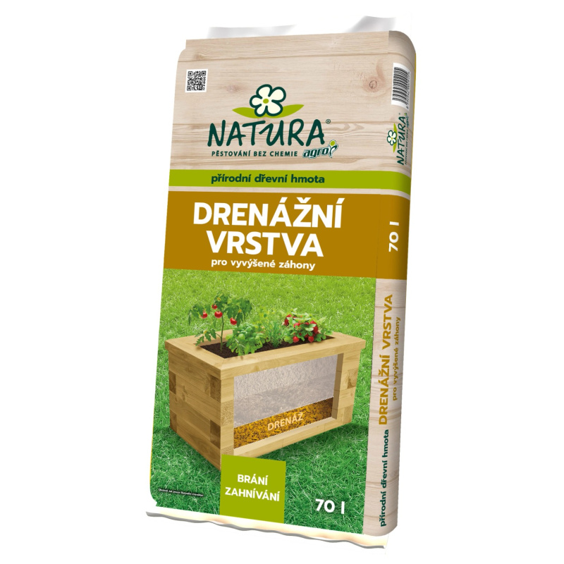 NATURA Drenážní vrstva pro vyvýšené záhony 70 l