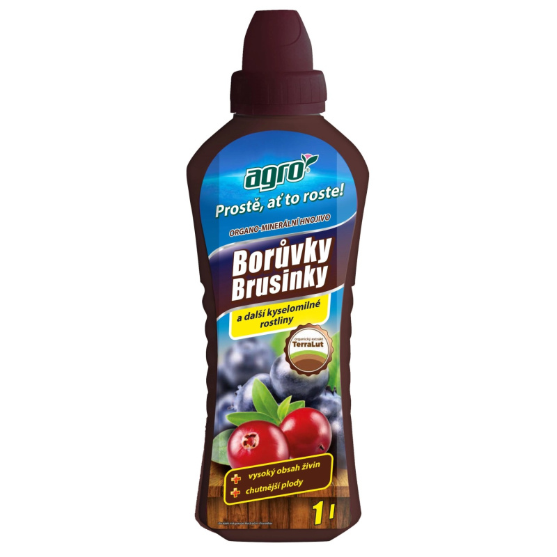 Agro Organo-minerální kapalné hnojivo na borůvky a brusinky 1 l