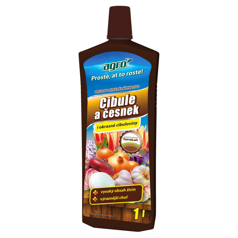 Agro Organo-minerální kapalné hnojivo cibule a česnek 1 l