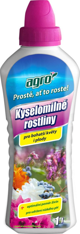 Agro kapalné hnojivo pro kyselomilné rostliny 1 l