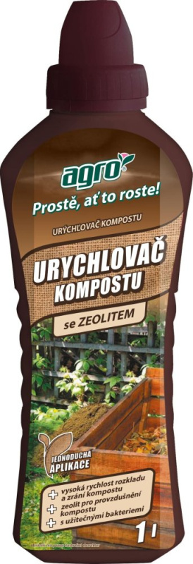 Agro Urychlovač kompostu v láhvi, 1 l