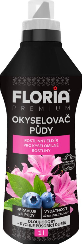 FLORIA PREMIUM Hnojivo OKYSELOVAČ PŮDY 1 l