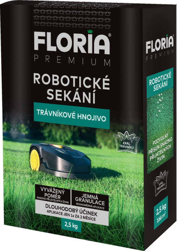 Floria trávníkové hnojivo pro robotické sekání 2,5 kg