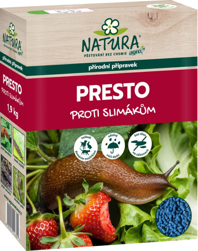 Presto - přípravek proti slimákům a plz 1,9 kg