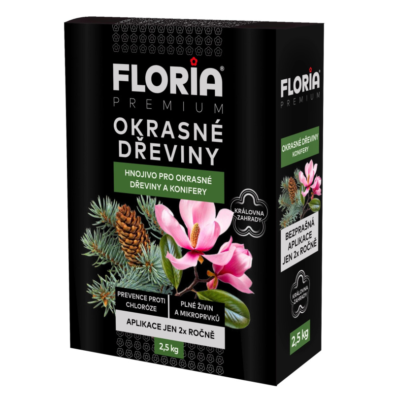 FLORIA PREMIUM Hnojivo pro okrasné dřeviny a konifery 2,5 kg