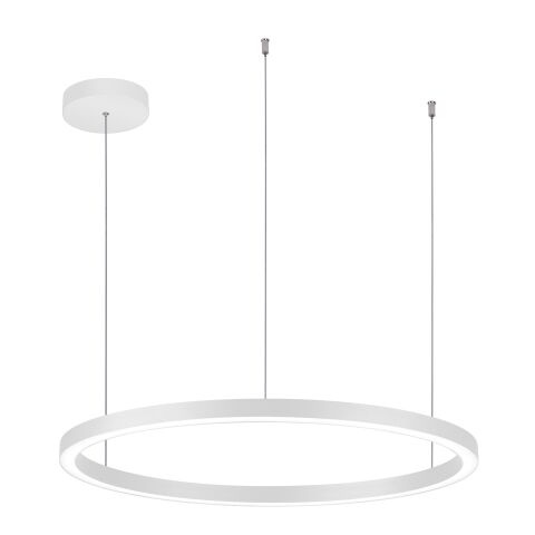 Palnas Závěsné LED svítidlo DARA ø 78 cm, bílé, 3000-4000K Stmívání, řízení: Tlačítko-Push, Dálkový ovladač: Bez dálkového ovladače