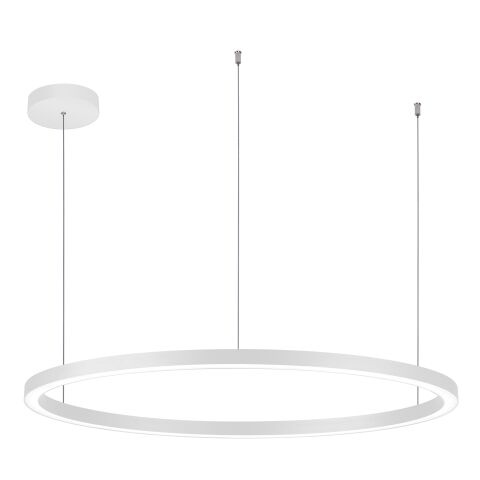 Palnas Závěsné LED svítidlo DARA ø 98 cm, bílé, 3000-4000K Stmívání, řízení: Tlačítko-Push, Dálkový ovladač: Bez dálkového ovladače