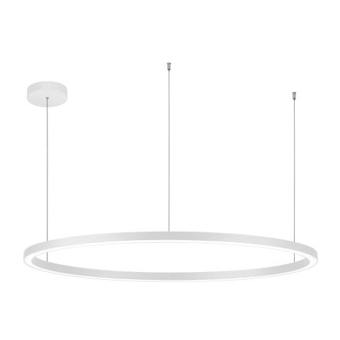 Palnas Závěsné LED svítidlo DARA ø 118 cm, bílé, 3000-4000K Stmívání, řízení: Tlačítko-Push, Dálkový ovladač: Bez dálkového ovladače