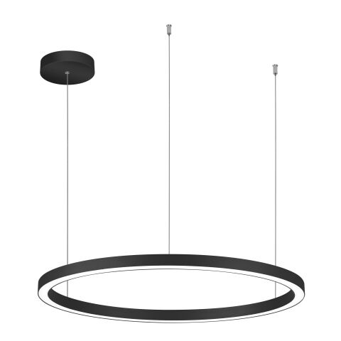 Palnas Závěsné LED svítidlo DARA ø 78 cm, černé, 3000-4000K Stmívání, řízení: TUYA - mobilní aplikace, Dálkový ovladač: Bez dálkového ovladače
