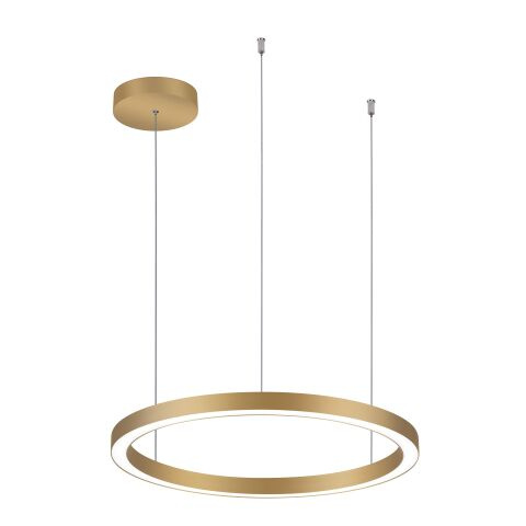 Palnas Závěsné LED svítidlo DARA ø 58 cm, zlaté, 3000-4000K Stmívání, řízení: Fázové, Dálkový ovladač: Bez dálkového ovladače