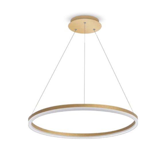 Palnas Závěsné LED svítidlo DONA ø 60 cm Barva: Zlatá, Stmívání, řízení: TRIAC