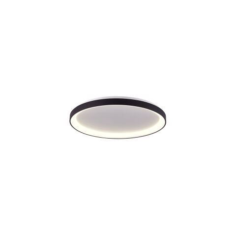Palnas Stropní LED svítidlo DITA, černé, ø 58 cm Stmívání, řízení: PUSH, Dálkový ovladač: Bez dálkového ovladače