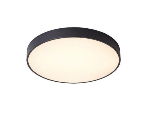 Palnas Stropní LED svítidlo FANY ø 60 cm Barva: Černá, Teplota světla: 3000K - teplá bílá, Stmívání, řízení: DALI