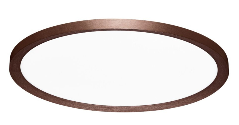 Palnas Smart stropní LED svítidlo HELA, ø 40 cm, 3000-4000K Barva: Kávová, Stmívání, řízení: TUYA - mobilní aplikace (s Dálkovým ovladačem)